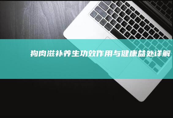 狗肉滋补养生：功效、作用与健康益处详解